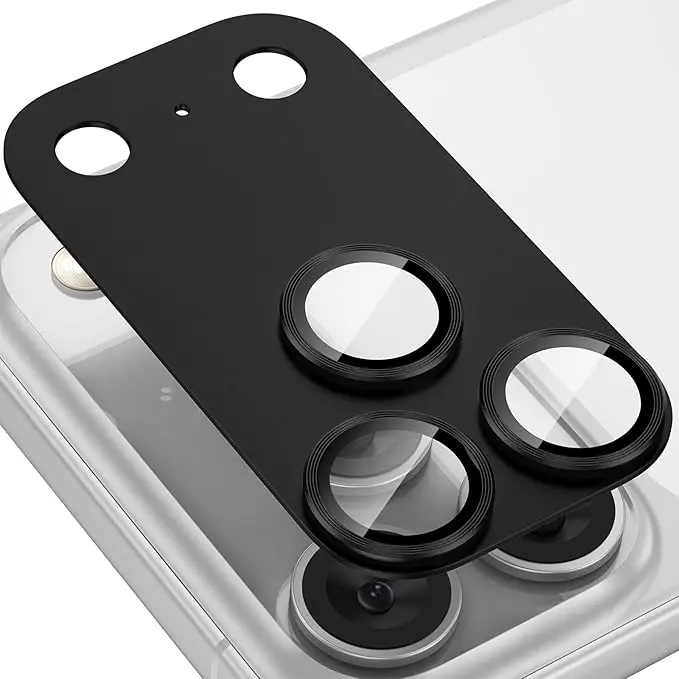 For iPhone 17 Pro Max 18 Pro Camera Lens Protector Metal Aluminum Alloy Tempered Glass Cover Camera Screen Protector Accessories For iPhone 17 Pro Max 18 Pro Camera Lens Protector Metal Aluminum Alloy Tempered Glass Cover Camera Screen Protector Accessories