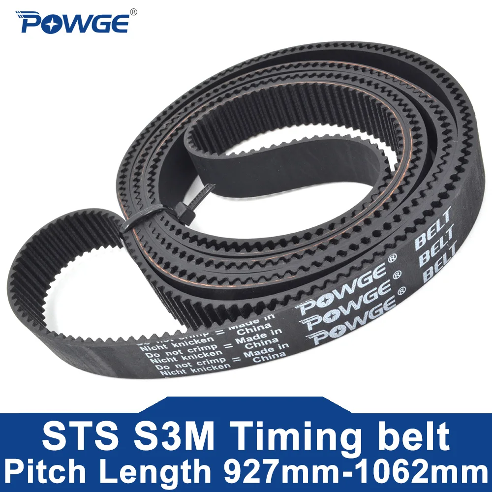 POWGE STD S3M Timing belt Lp=927 936 948 954 960 966 990 999 1005 1014 1020 1035 1050 1056 1062 Width 6-25mm 1005-S3M Rubber
POWGE STD S3M Timing belt Lp=927 936 948 954 960 966 990 999 1005 1014 1020 1035 1050 1056 1062 Width 6-25mm 1005-S3M Rubber