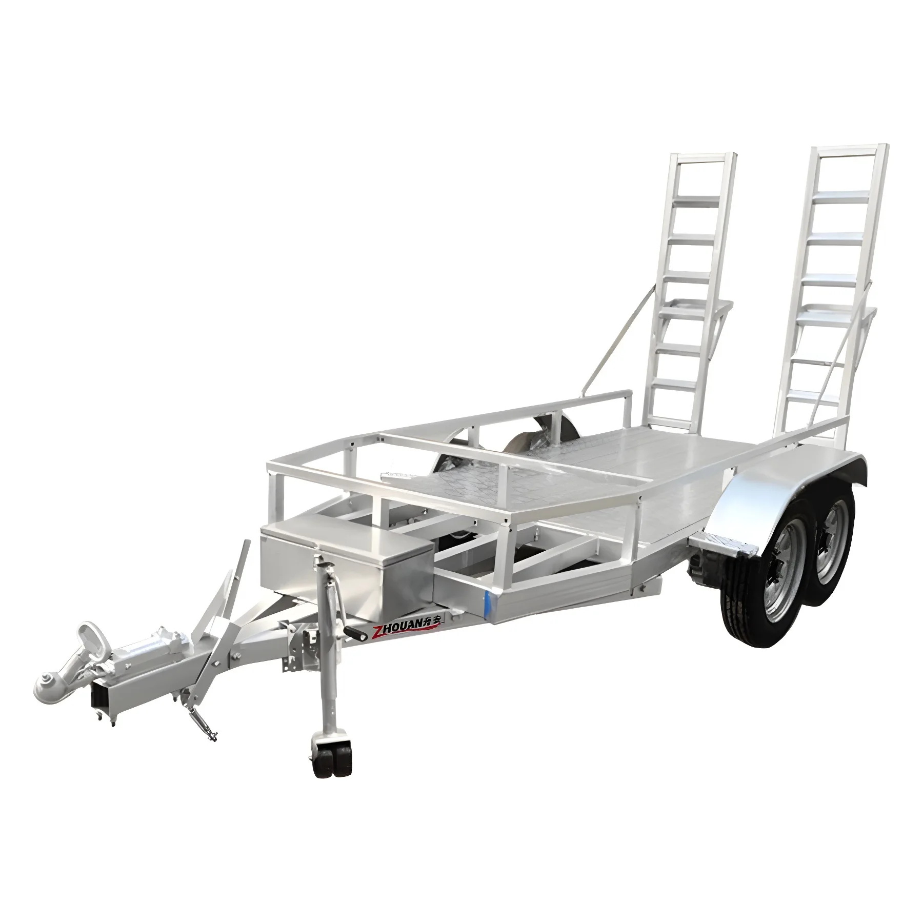 Excavator trailer, export custom flat trailer hot dip galvanized, agricultural machinery crawler tool trailer trailer factory
Excavator trailer, export custom flat trailer hot dip galvanized, agricultural machinery crawler tool trailer trailer factory