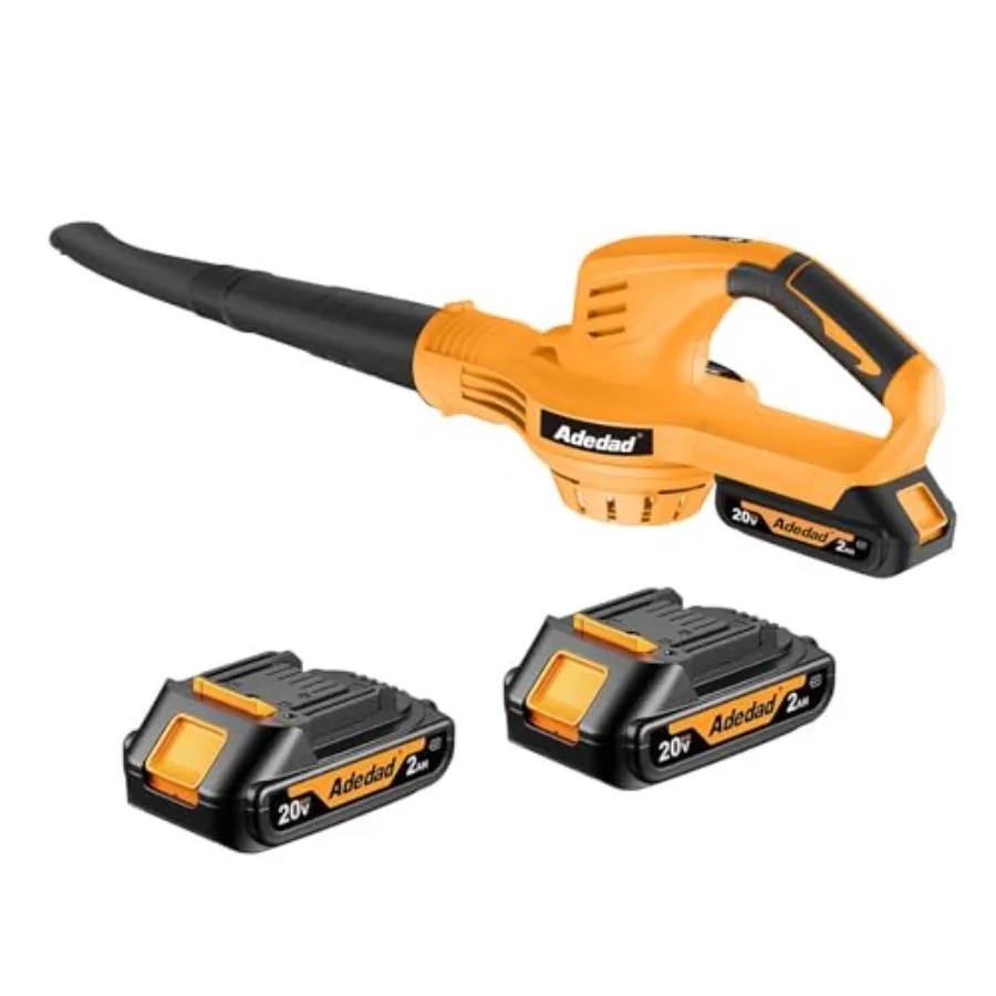 Аккумуляторная воздуходувка для листьев 20В, 150 миль/ч, ручная, с 2 батареями и зарядным устройством, с регулируемой скоростью, маленькая электрическая воздуходувка для сада
Аккумуляторная воздуходувка для листьев 20В, 150 миль/ч, ручная, с 2 батареями и зарядным устройством, с регулируемой скоростью, маленькая электрическая воздуходувка для сада