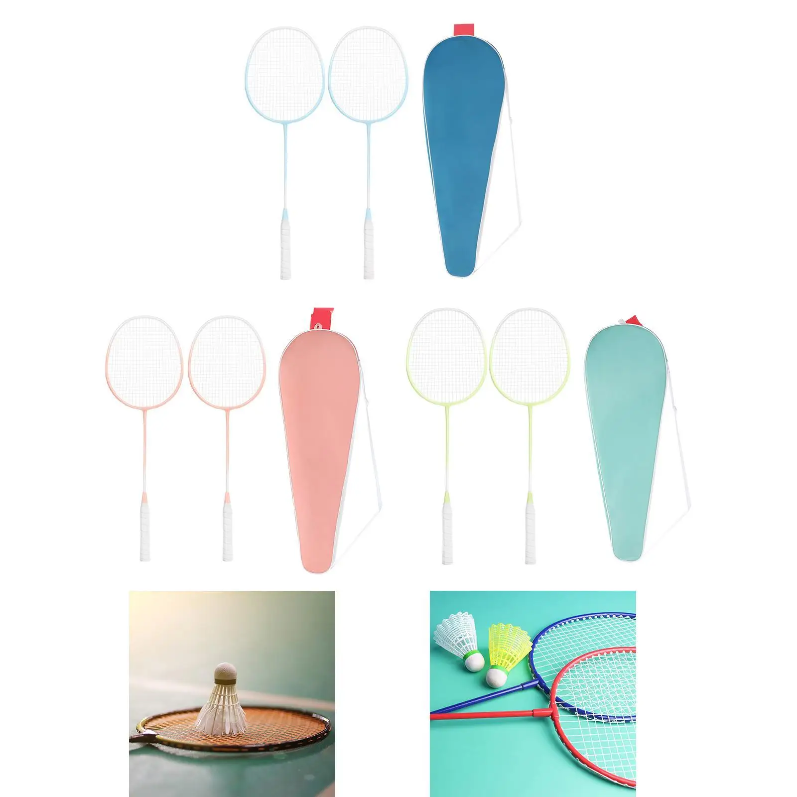 Luminous Badminton Rackets Set Badminton Racquet Indoor Outdoor Accessory Beginner Training Glow in The Dark with Carry Bag
Luminous Badminton Rackets Set Badminton Racquet Indoor Outdoor Accessory Beginner Training Glow in The Dark with Carry Bag