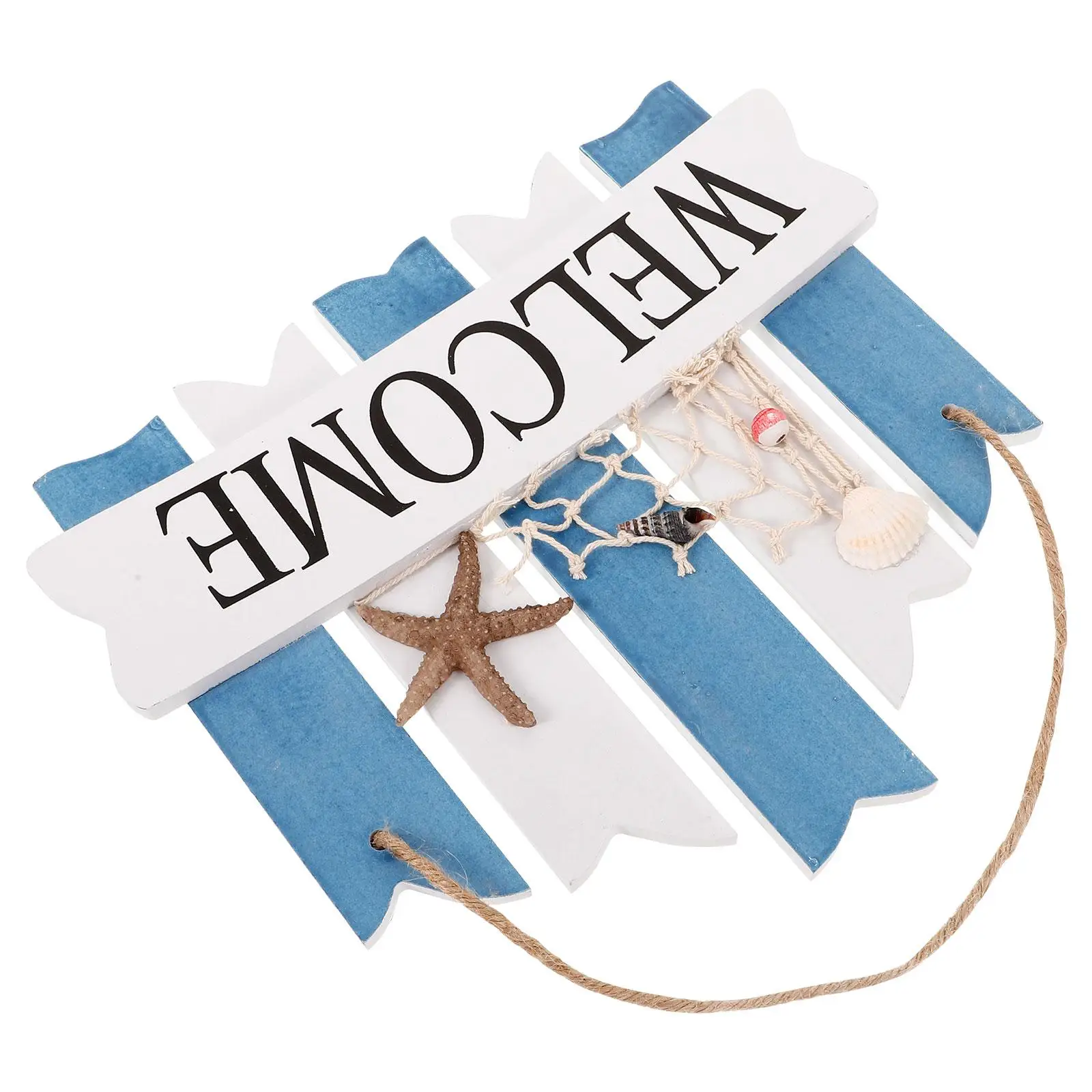 Wooden Welcome Sign Coastal Decor Blue Mediterranean Wall Beach Theme Home Signs Decorative Plaque Nautical Style
Wooden Welcome Sign Coastal Decor Blue Mediterranean Wall Beach Theme Home Signs Decorative Plaque Nautical Style