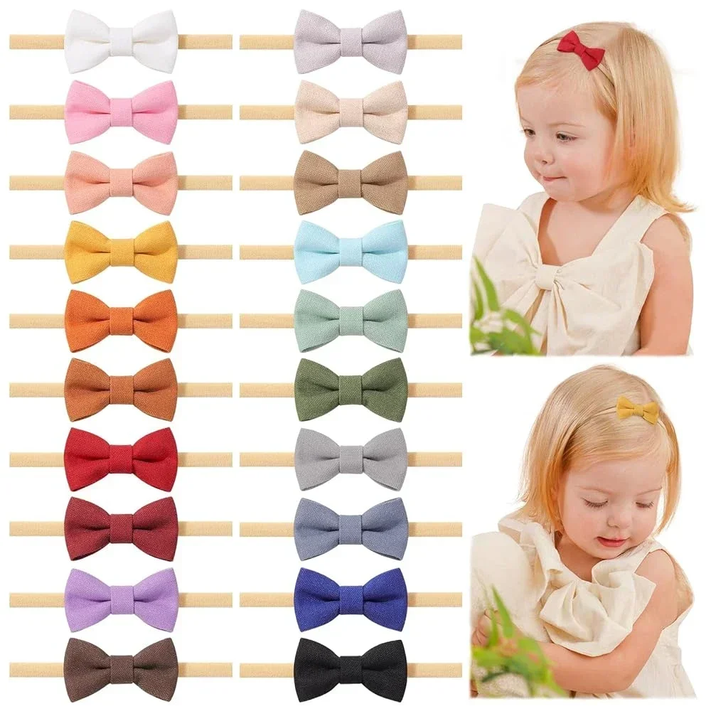 RIBBON BOWS 10Pcs Newborns Bows Headband Nylon Elastic Hair Band for Girl Bowknot Dress Up Children Hair Accessories
RIBBON BOWS 10Pcs Newborns Bows Headband Nylon Elastic Hair Band for Girl Bowknot Dress Up Children Hair Accessories