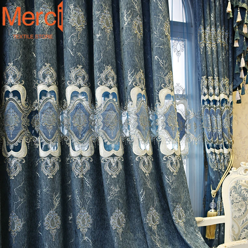 European Luxury Curtains for Living Room Custom Chenille Drapes with Water Embroidery High End Simple European Valance Tulle
European Luxury Curtains for Living Room Custom Chenille Drapes with Water Embroidery High End Simple European Valance Tulle
