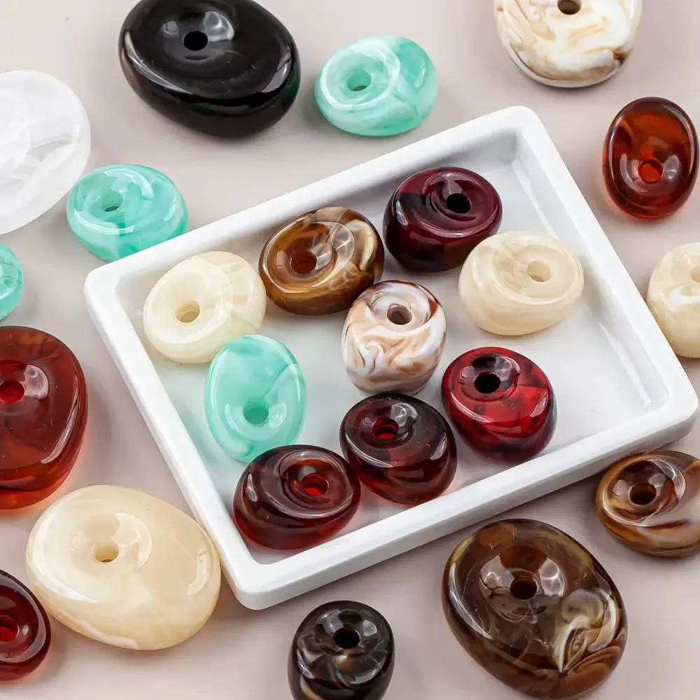 Wholesale 54pcs/lot color print geometry water drop shape resin beads diy jewelry garment hair accessory
Wholesale 54pcs/lot color print geometry water drop shape resin beads diy jewelry garment hair accessory
