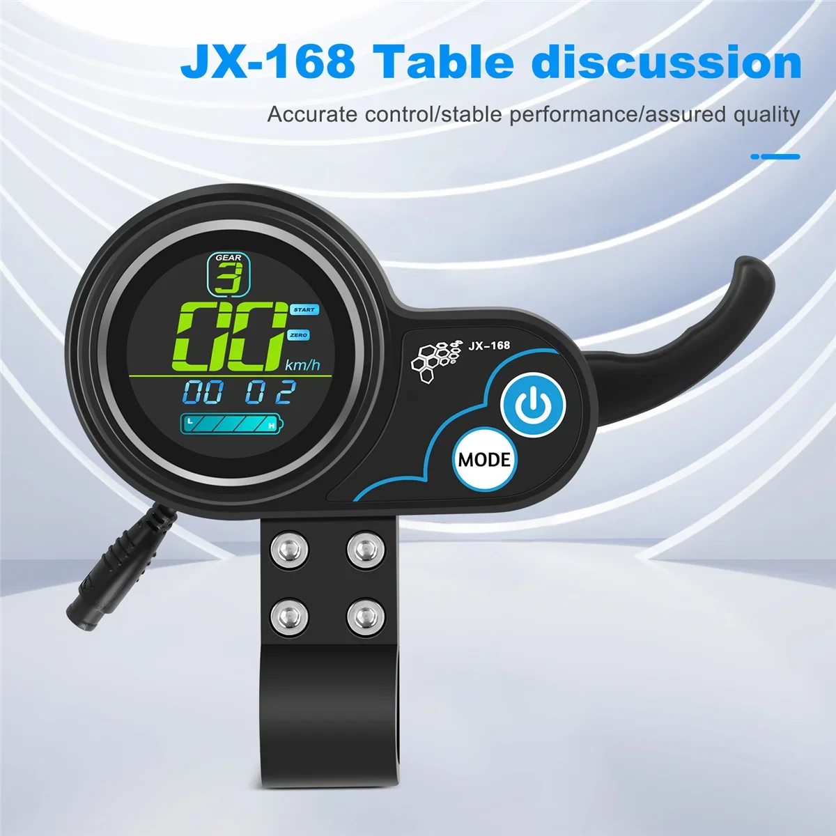 JX-168 Acceleration Instrument Continental Electric Scooter 36V/48V LCD Screen Display Governor Instrument Throttle Accessories
JX-168 Acceleration Instrument Continental Electric Scooter 36V/48V LCD Screen Display Governor Instrument Throttle Accessories