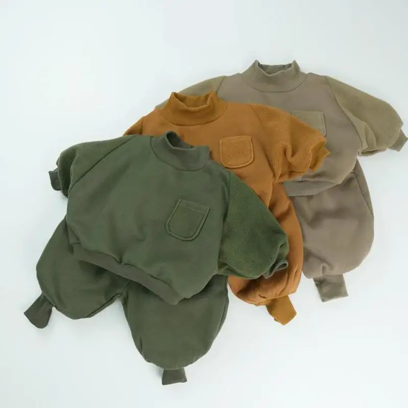 2025 Winter New Children Long Sleeve Fleece Sweatshirt Set Cotton Boys Girls Plus Velvet Thick Warm Pants 2pcs Suit Kids Outfits
2025 Winter New Children Long Sleeve Fleece Sweatshirt Set Cotton Boys Girls Plus Velvet Thick Warm Pants 2pcs Suit Kids Outfits