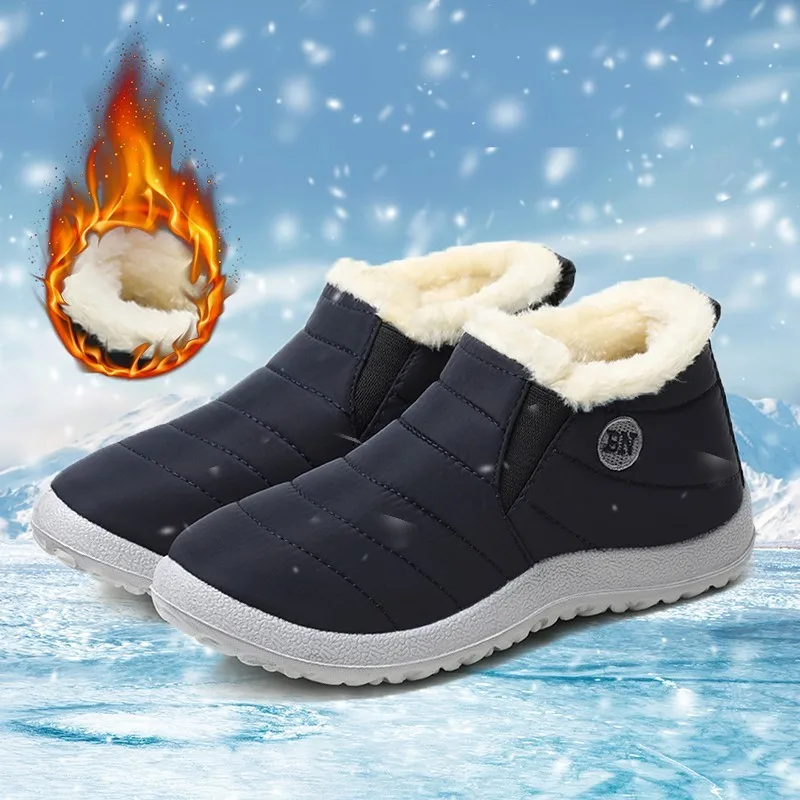 Boots Woman Snow Plus Size Women Shoes Slip On Woman Shoes Soft Couple Waterproof Ankle Boots Fur Winter Shoes Boots Botas Mujer
Boots Woman Snow Plus Size Women Shoes Slip On Woman Shoes Soft Couple Waterproof Ankle Boots Fur Winter Shoes Boots Botas Mujer