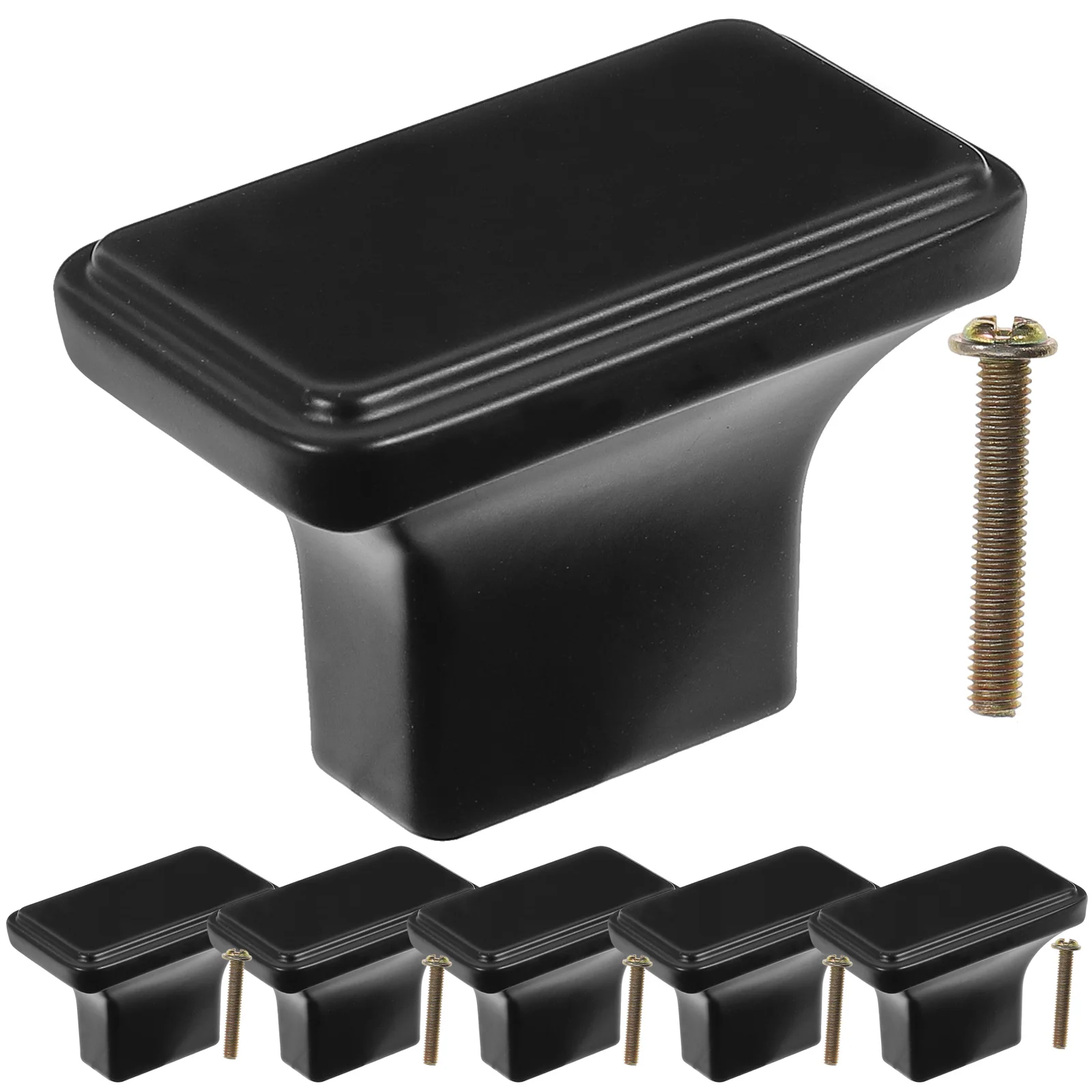 6Pcs Black Furniture Handle Accessory Sturdy Zinc Alloy Design Simple Cabinet Pull for Closet Wardrobe Drawer Pulls Modern
6Pcs Black Furniture Handle Accessory Sturdy Zinc Alloy Design Simple Cabinet Pull for Closet Wardrobe Drawer Pulls Modern