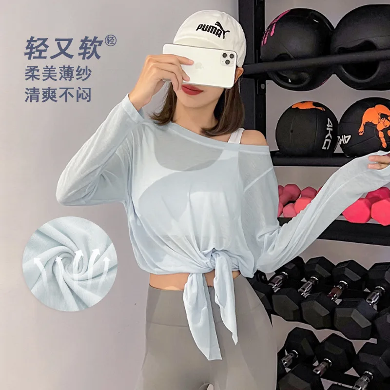 Women's Yoga Shirt Sexy Short Long Sleeved Sport Top Blouse Cover Up Quick Dry Gym Clothes Running Fitness Tank Sportwear
Women's Yoga Shirt Sexy Short Long Sleeved Sport Top Blouse Cover Up Quick Dry Gym Clothes Running Fitness Tank Sportwear