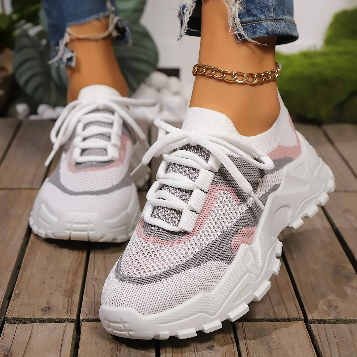 Pop Womens Lightweight Chunky Mesh Sneakers Fashion Breathable Running Shoes For Women Comfortable Casual Platform Sports Shoes
Pop Womens Lightweight Chunky Mesh Sneakers Fashion Breathable Running Shoes For Women Comfortable Casual Platform Sports Shoes