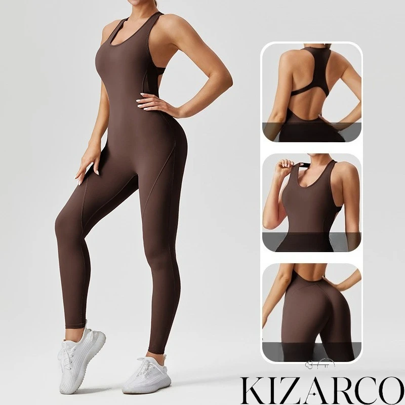 Short Sleeved Fitness Jumpsuit for Woman Bodysuits Backless Solid Color Scrunch One-Piece Suit Half Zipper Gym Yoga Sets Womens
Short Sleeved Fitness Jumpsuit for Woman Bodysuits Backless Solid Color Scrunch One-Piece Suit Half Zipper Gym Yoga Sets Womens