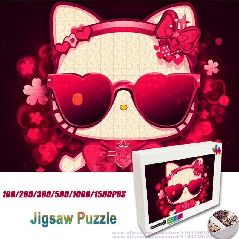 Sanrio Hello Kitty Puzzle Jigsaw Cartoon Character Puzzle 108/200/300/500/1000/1500Pcs Intelligence Puzzles Birthday Gifts
Sanrio Hello Kitty Puzzle Jigsaw Cartoon Character Puzzle 108/200/300/500/1000/1500Pcs Intelligence Puzzles Birthday Gifts