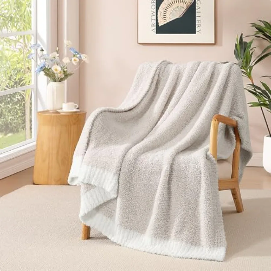 Throw Blanket Cationic Dyeing Taupe Soft Cozy Fluffy Warm Hand Made Throw Blankets for Couch Sofa Chair Bed Camping Picnic Trav
Throw Blanket Cationic Dyeing Taupe Soft Cozy Fluffy Warm Hand Made Throw Blankets for Couch Sofa Chair Bed Camping Picnic Trav