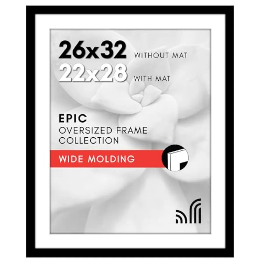26x32 Picture Frame Polished Plexiglass - Use as Frame or Display 26x32 Photo out - Epic Collection - Wide Picture Frames for W
26x32 Picture Frame Polished Plexiglass - Use as Frame or Display 26x32 Photo out - Epic Collection - Wide Picture Frames for W