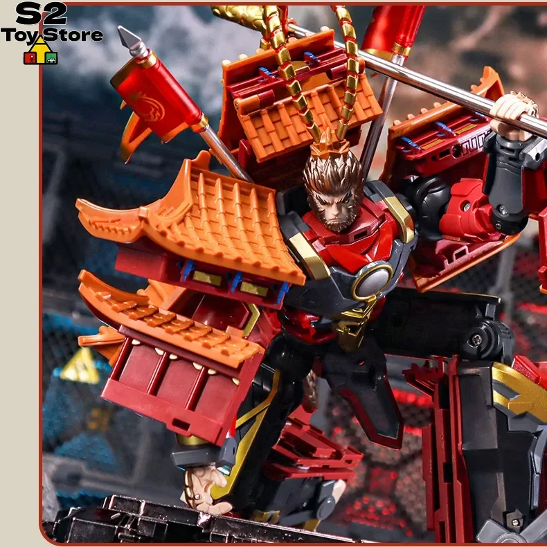 Lijiang LJ1950 Transformable Monkey King Mecha Alloy Finished Model Chinese National Tide Tiananmen Triple Form Toy For Boys
Lijiang LJ1950 Transformable Monkey King Mecha Alloy Finished Model Chinese National Tide Tiananmen Triple Form Toy For Boys