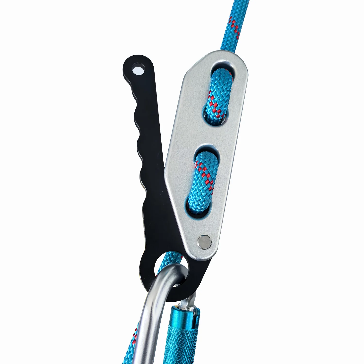 Outdoor Climbing Hand Control Descender Stop Self-braking Self Locking Manually Controlled Rappelling Gear Descender
Outdoor Climbing Hand Control Descender Stop Self-braking Self Locking Manually Controlled Rappelling Gear Descender