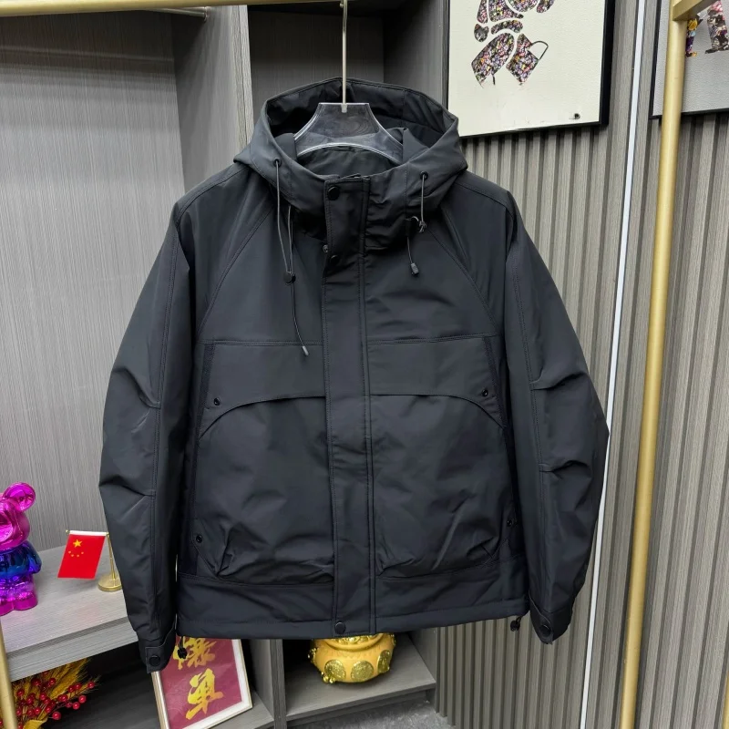 Осень-зима Thiened повседневное пальто с капюшоном и хлопковой подкладкой, мужская свободная рабочая одежда, ветрозащитное теплое пальто на молнии, уличное пальто
Осень-зима Thiened повседневное пальто с капюшоном и хлопковой подкладкой, мужская свободная рабочая одежда, ветрозащитное теплое пальто на молнии, уличное пальто