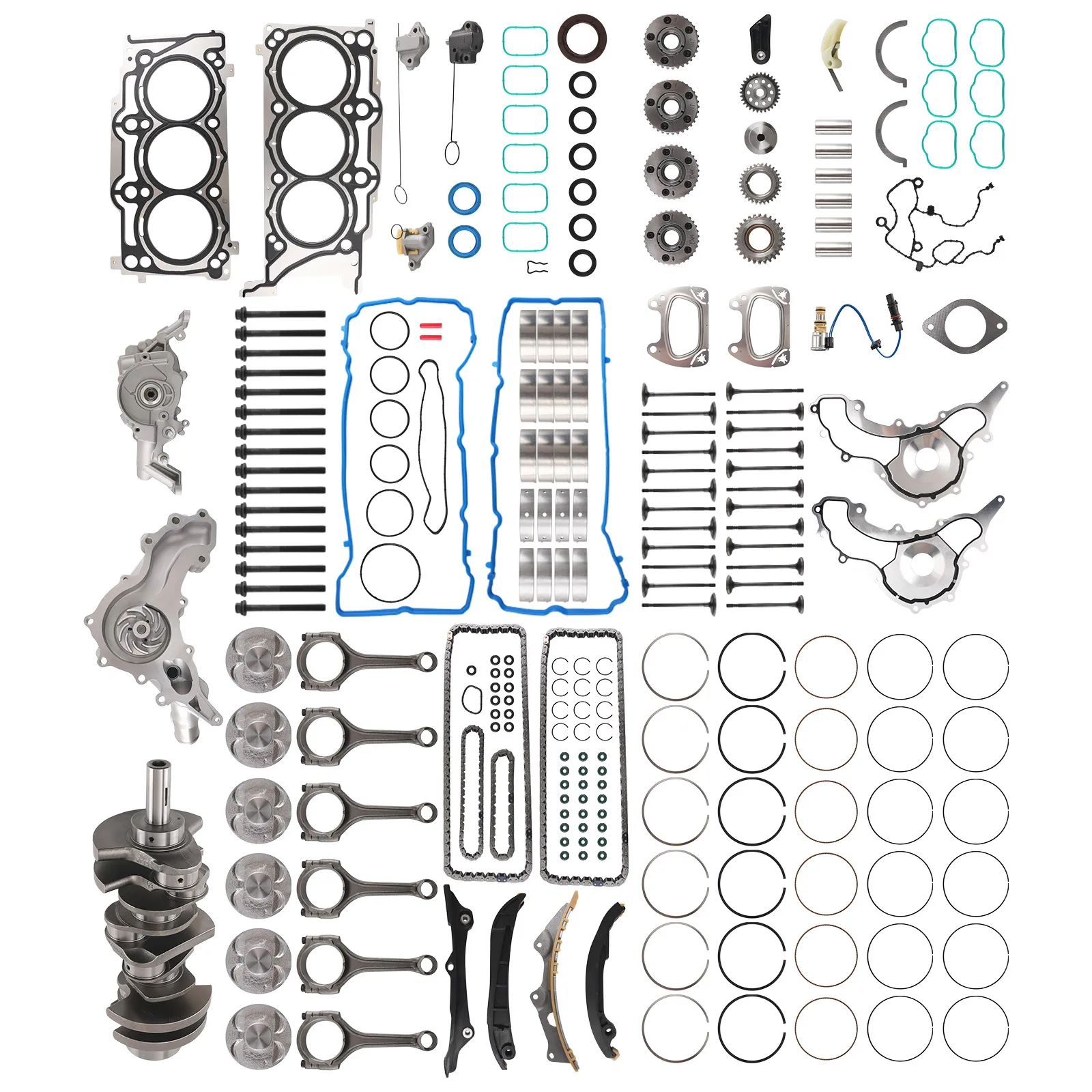 Full Engine Rebuild Kit for Dodge Avenger Journey 3.6L ERB 11-2014 w/ Water Pump
Full Engine Rebuild Kit for Dodge Avenger Journey 3.6L ERB 11-2014 w/ Water Pump