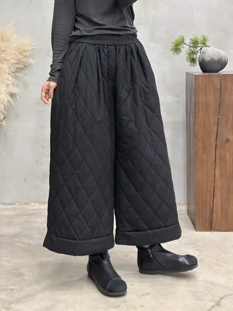 Ретро-брюки свободного кроя с художественным принтом, прямые, из хлопка, зимние, универсальные, с высокой талией, с ромбовидным узором, с отворотами, капсульная коллекция W...
Ретро-брюки свободного кроя с художественным принтом, прямые, из хлопка, зимние, универсальные, с высокой талией, с ромбовидным узором, с отворотами, капсульная коллекция W...