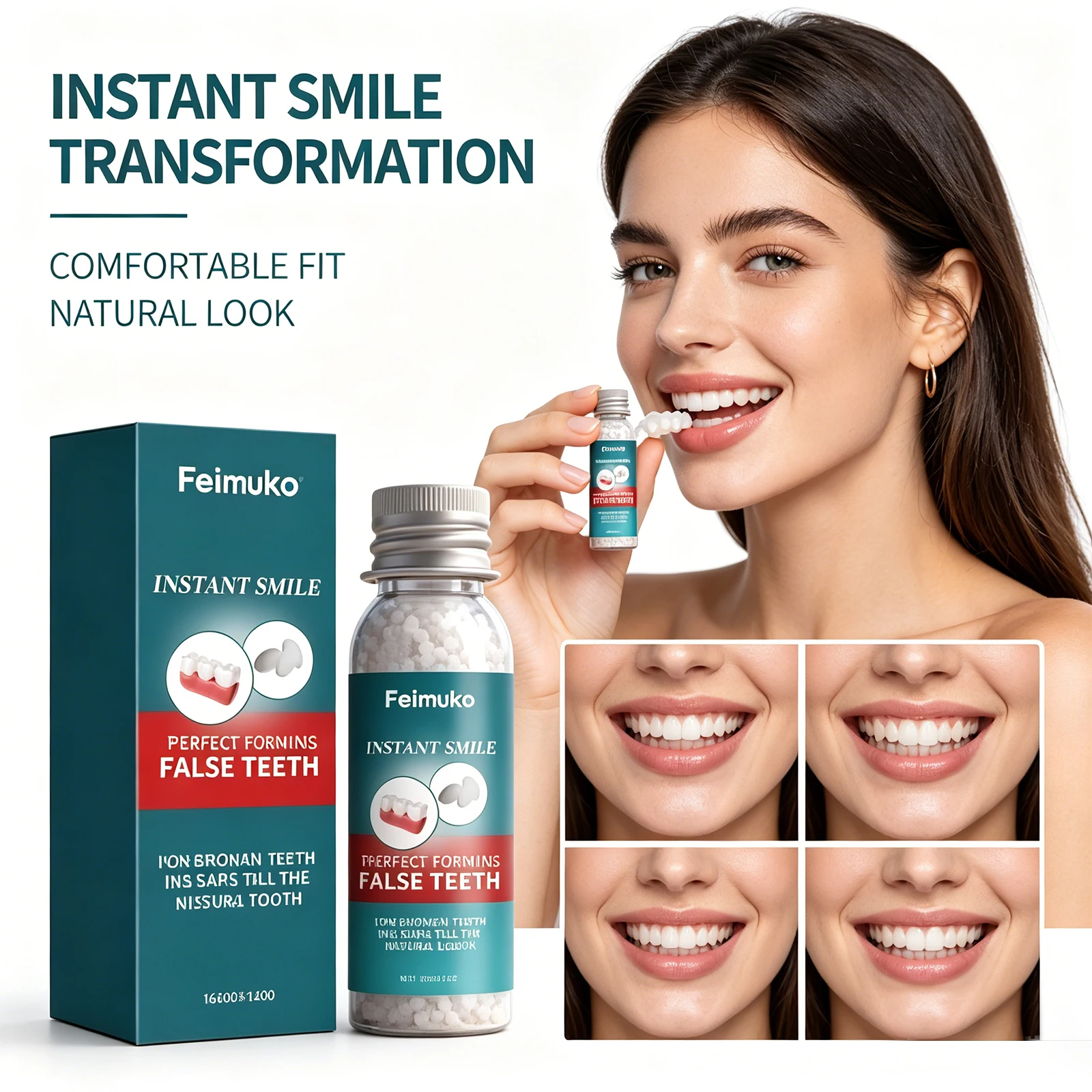 Denture Adhesive Gel Comfortable Fit Flexible Material Temporary Tooth Repair Kit DIY Denture Care Missing Tooth Filler Denture
Denture Adhesive Gel Comfortable Fit Flexible Material Temporary Tooth Repair Kit DIY Denture Care Missing Tooth Filler Denture