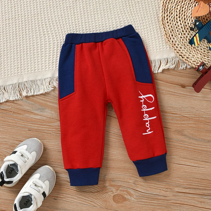 Комплект спортивной одежды для детей: толстовка с круглым вырезом и брюки-джоггеры, дизайн с цветовыми блоками, спортивный костюм с длинными рукавами для мальчиков-малышей
Комплект спортивной одежды для детей: толстовка с круглым вырезом и брюки-джоггеры, дизайн с цветовыми блоками, спортивный костюм с длинными рукавами для мальчиков-малышей