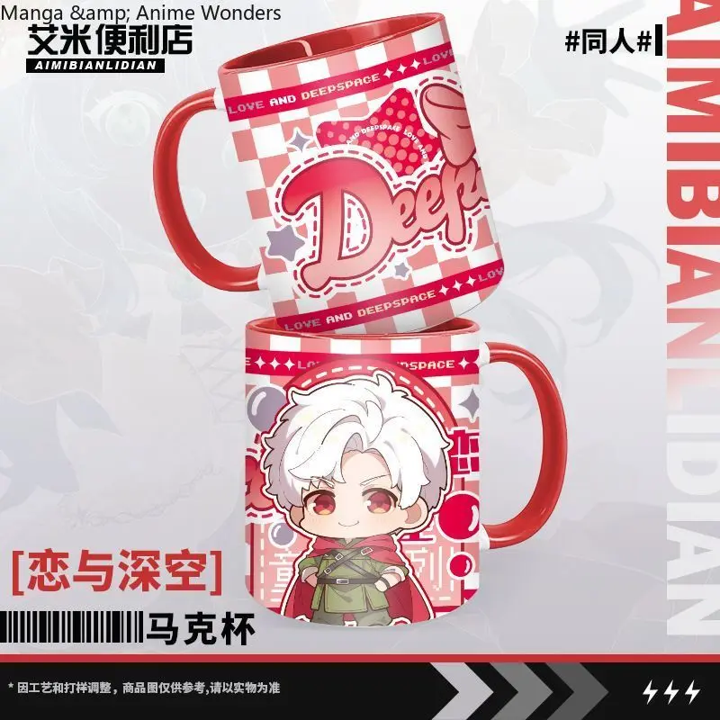 Birthday Game Love and Deepspace Xavier Zayne Rafayel Cartoon Cute Mug Cup Coffee Water Cup with Lid Spoon Cosplay Gift Anime
Birthday Game Love and Deepspace Xavier Zayne Rafayel Cartoon Cute Mug Cup Coffee Water Cup with Lid Spoon Cosplay Gift Anime