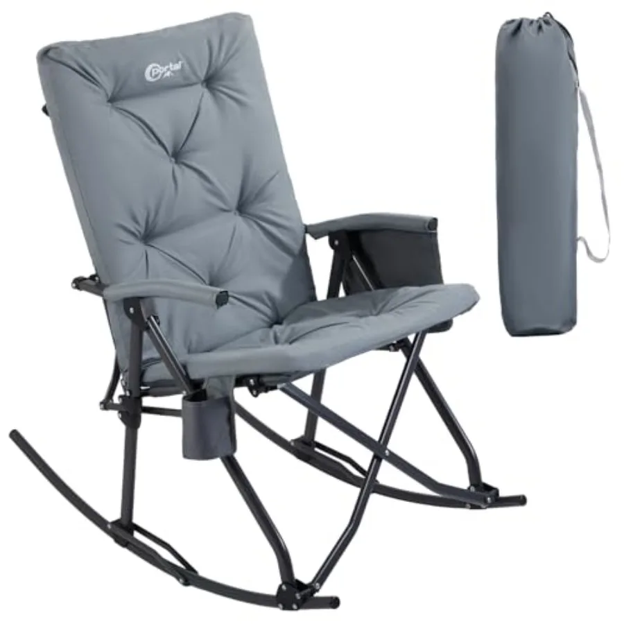 Portal Folding Rocking Chair Indoor Outdoor Thick Padded Rocker Recliner Portable Camping Patio Front Porch Backyard Lawn Livin
Portal Folding Rocking Chair Indoor Outdoor Thick Padded Rocker Recliner Portable Camping Patio Front Porch Backyard Lawn Livin