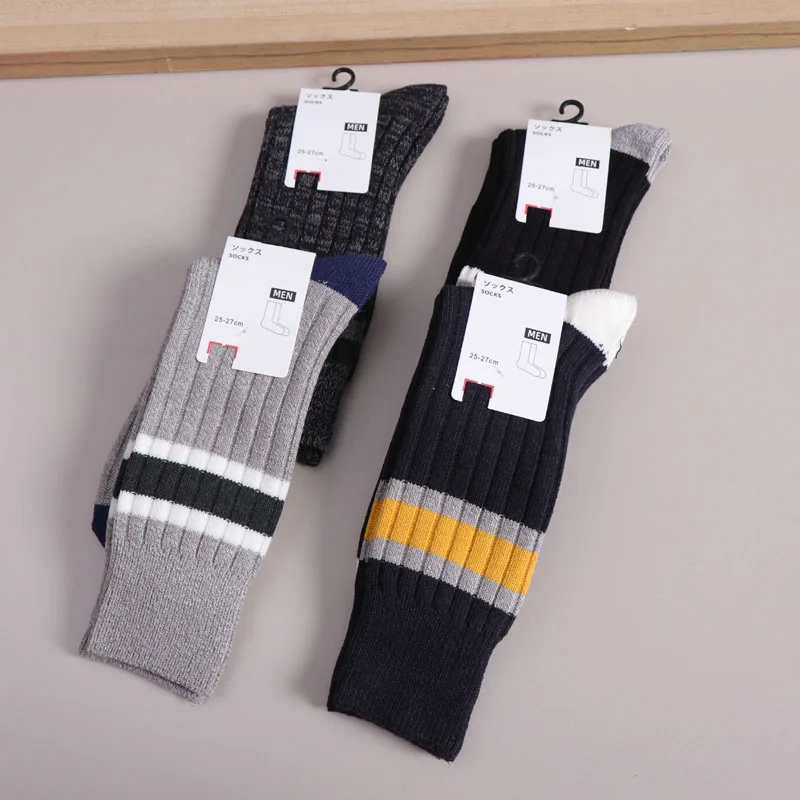 Men's Mid-Calf Striped Color Blo Thiened Spor Sle Sos Retro American Coarse Line Pattern Cotton Blend Winter Wear
Men's Mid-Calf Striped Color Blo Thiened Spor Sle Sos Retro American Coarse Line Pattern Cotton Blend Winter Wear