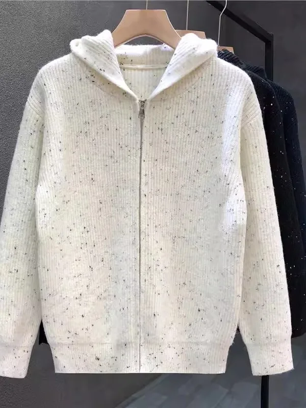 High Street Hong Kong Sle, мужской свободный трикотаж на молнии, модная брендовая верхняя одежда, кардиган, модный городской зимний топ
High Street Hong Kong Sle, мужской свободный трикотаж на молнии, модная брендовая верхняя одежда, кардиган, модный городской зимний топ