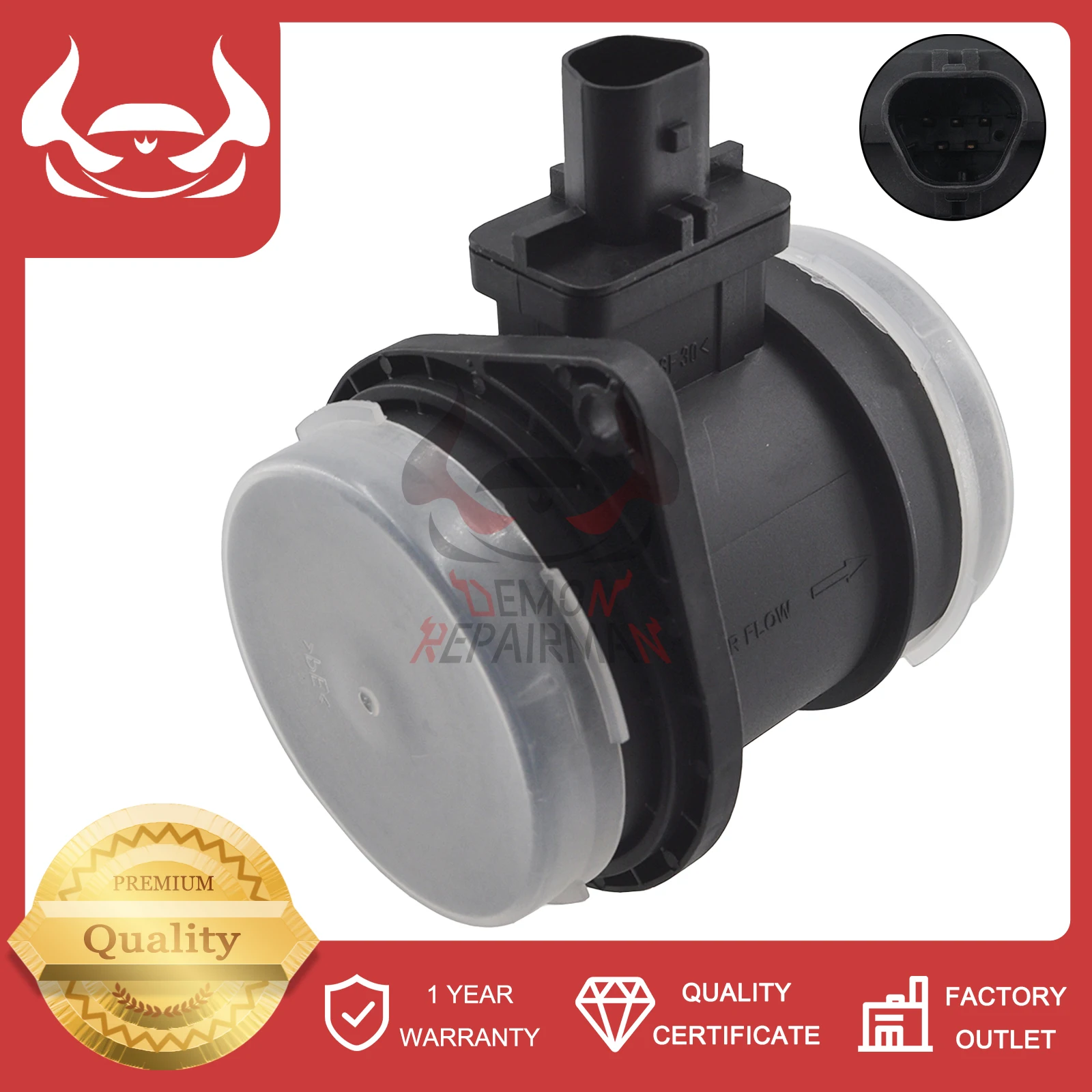 0280218286 Mass Air Flow Meter MAF Sensor Compatible With Land Rover Discovery Range Rover Jaguar CPLA12B579AA C2D19537 LR035726
0280218286 Mass Air Flow Meter MAF Sensor Compatible With Land Rover Discovery Range Rover Jaguar CPLA12B579AA C2D19537 LR035726