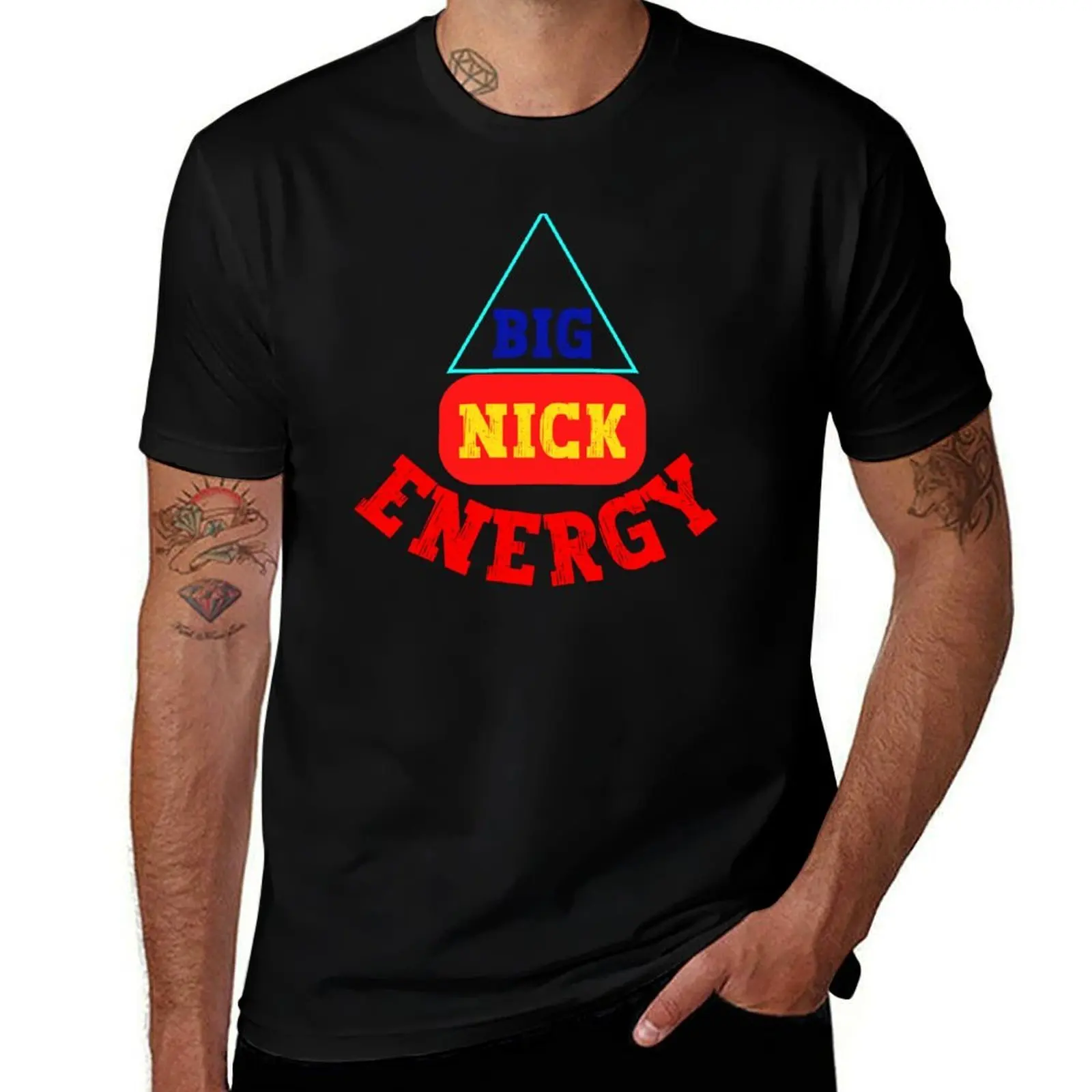 big nick energy T-Shirt Sports Casual Short Sleeve Cotton Tee
big nick energy T-Shirt Sports Casual Short Sleeve Cotton Tee