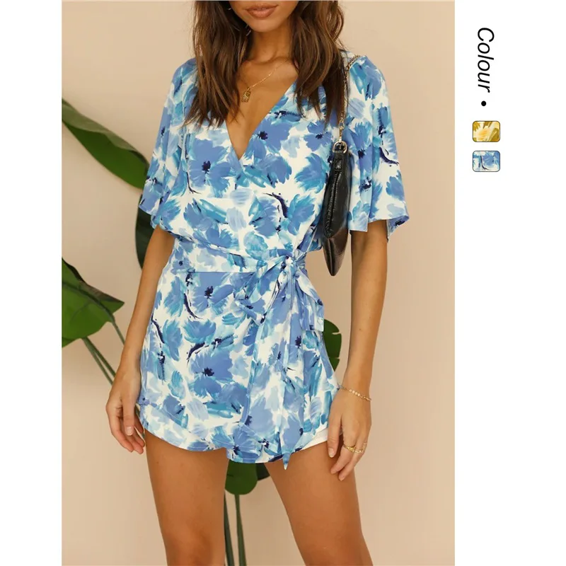 2026 New Floral Tie Strap Jumpsuit With Back Split And Open Back 22054 Women's Formal Evening Gowns Maxi Prom Y2k、 Vestidos
2026 New Floral Tie Strap Jumpsuit With Back Split And Open Back 22054 Women's Formal Evening Gowns Maxi Prom Y2k、 Vestidos