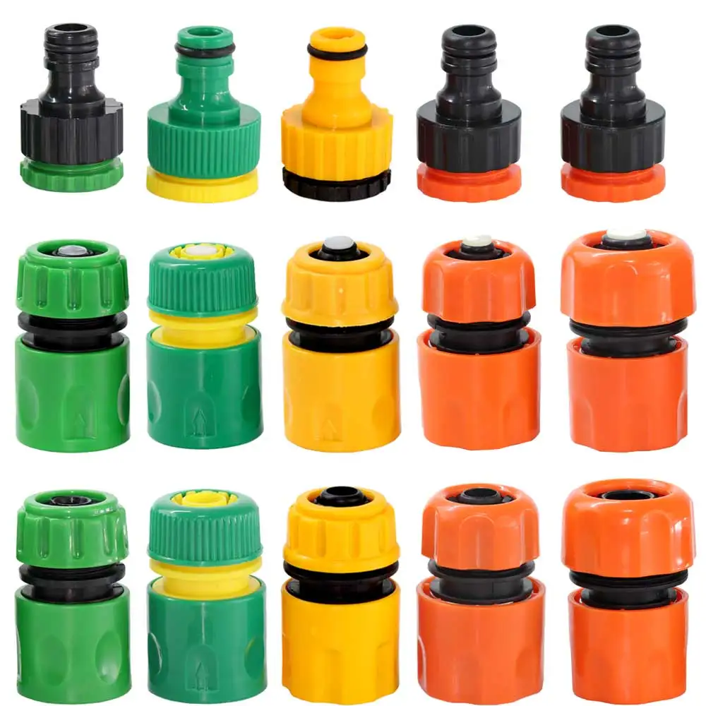 3PCS Garden Quick Connector 1/2 " Water Hose Adapter Faucet Connector Irrigation Watering Connection Repair Pipe Fitting Tool
3PCS Garden Quick Connector 1/2 " Water Hose Adapter Faucet Connector Irrigation Watering Connection Repair Pipe Fitting Tool