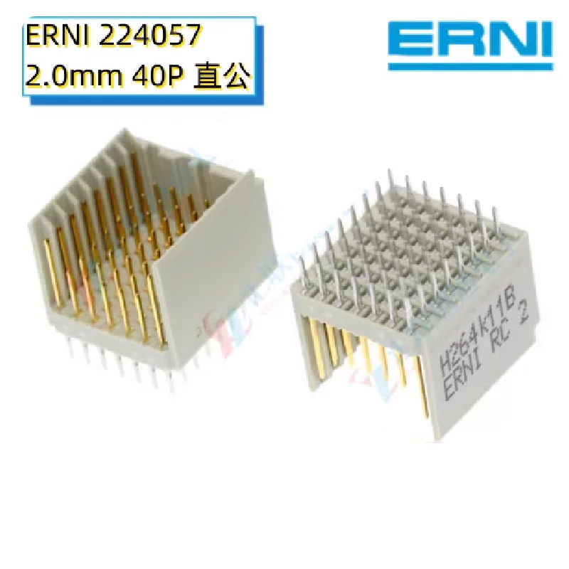 1 шт./лот Высокоскоростной разъем ERNI CPCI для межплатного соединения, прямой штыревой разъем 224057, 2,0 мм, экранированный, 40-контактный, обжимной
1 шт./лот Высокоскоростной разъем ERNI CPCI для межплатного соединения, прямой штыревой разъем 224057, 2,0 мм, экранированный, 40-контактный, обжимной