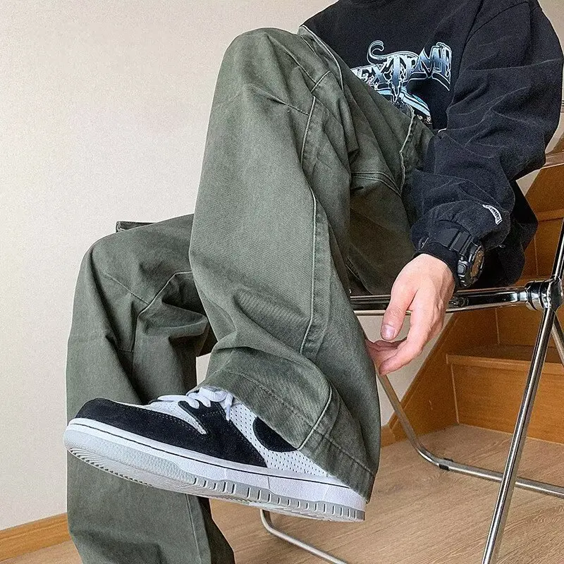 Мужские повседневные брюки свободного кроя с прямыми штанинами, большие размеры, весна-лето, японский стиль, модные, винтажные, широкие, 250 Pou
Мужские повседневные брюки свободного кроя с прямыми штанинами, большие размеры, весна-лето, японский стиль, модные, винтажные, широкие, 250 Pou