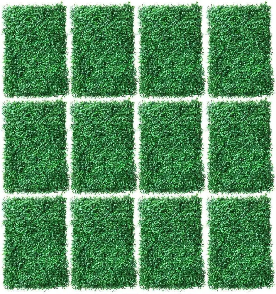 12 PCS Artificial Plant Wall Panels - 100% PE Material&Waterproof,High-Density Realistic Grass,Snap-on Design for Indoor/Outdoor
12 PCS Artificial Plant Wall Panels - 100% PE Material&Waterproof,High-Density Realistic Grass,Snap-on Design for Indoor/Outdoor
