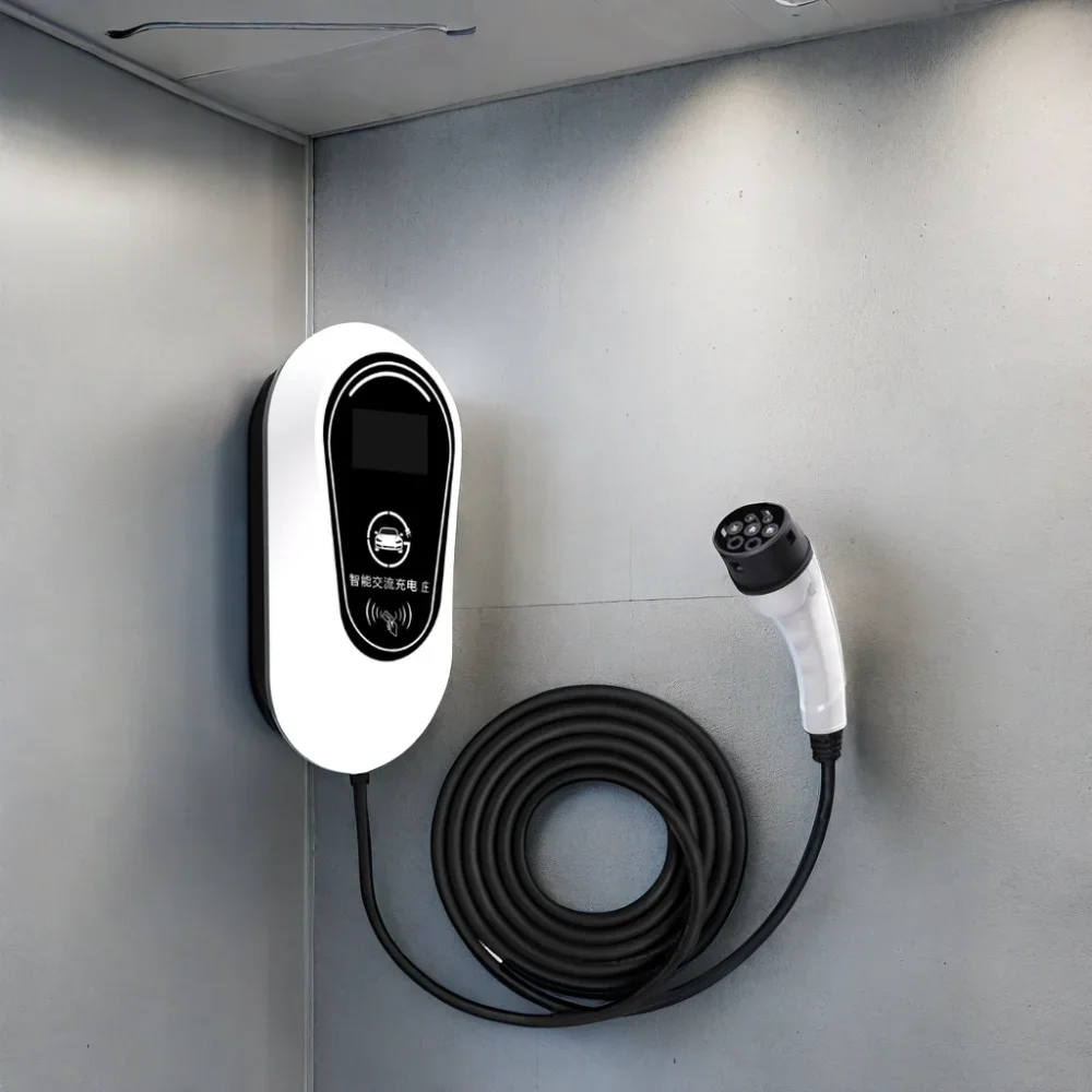 EV Charger Type1 Cable j1772 Socket 32A 40A Single Phase EVSE Wallbox Charging Station APP Control for Electric Car
EV Charger Type1 Cable j1772 Socket 32A 40A Single Phase EVSE Wallbox Charging Station APP Control for Electric Car