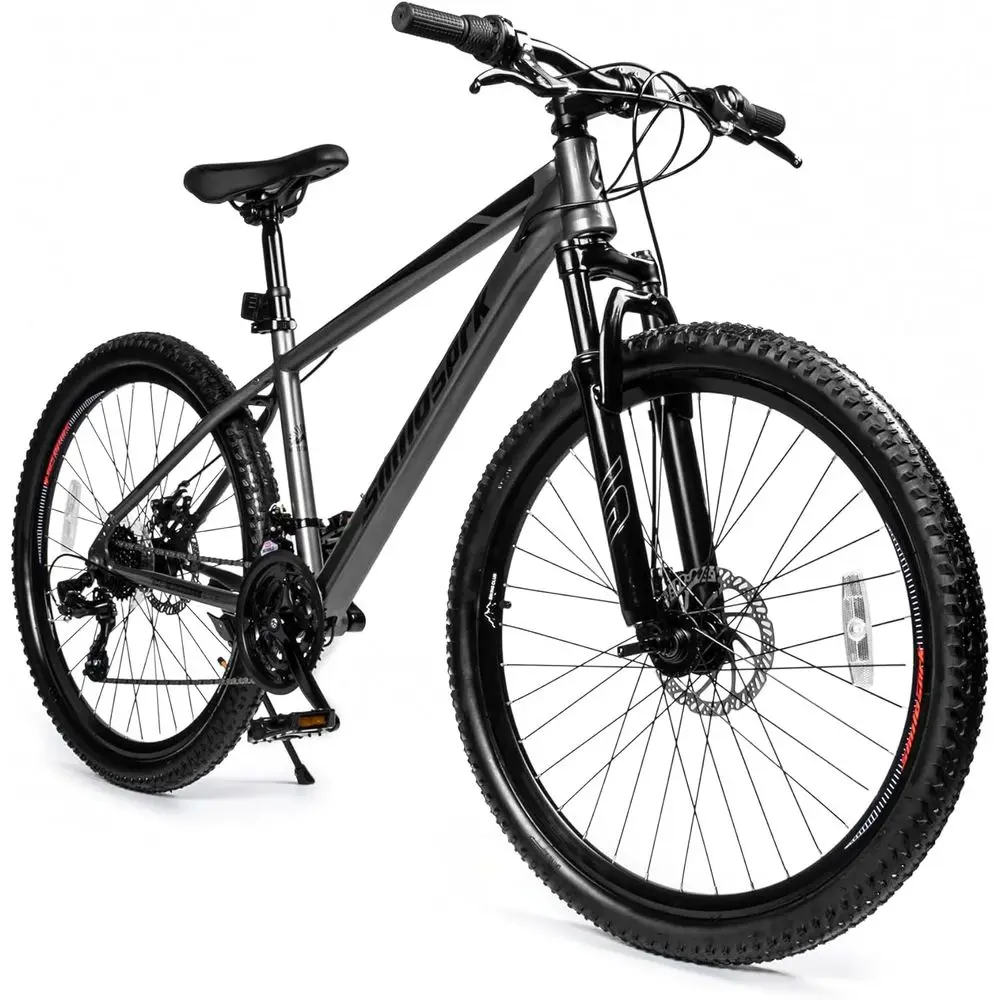 27.5 Adult Mountain Bike, Rear Derailleur, Dual Disc Brakes, Lockout, 2.35 Tires, 85% Assembled, Steel Frame
27.5 Adult Mountain Bike, Rear Derailleur, Dual Disc Brakes, Lockout, 2.35 Tires, 85% Assembled, Steel Frame