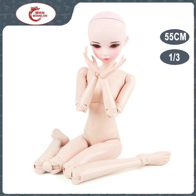 1/3 Nude Bjd Doll Body 55CM Girl Naked Joint Body with Rubber Skin Doll Accessories for Girls Toys
1/3 Nude Bjd Doll Body 55CM Girl Naked Joint Body with Rubber Skin Doll Accessories for Girls Toys