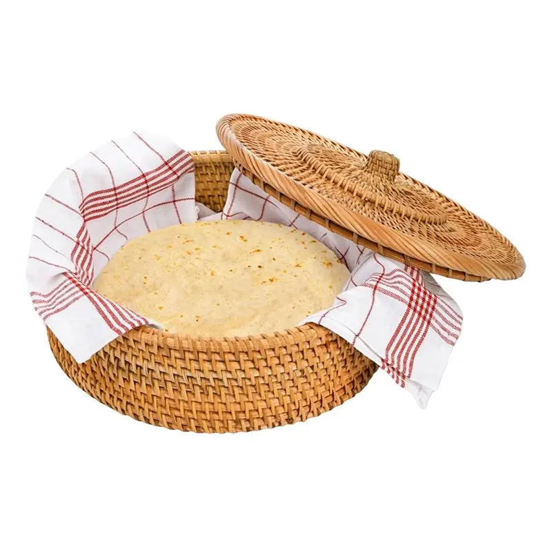 Подставка для тортильи ABBY-Rattan, 10 дюймов, ручная работа, корзина-держатель со съемной крышкой, контейнер для хранения тако-шеллов
Подставка для тортильи ABBY-Rattan, 10 дюймов, ручная работа, корзина-держатель со съемной крышкой, контейнер для хранения тако-шеллов