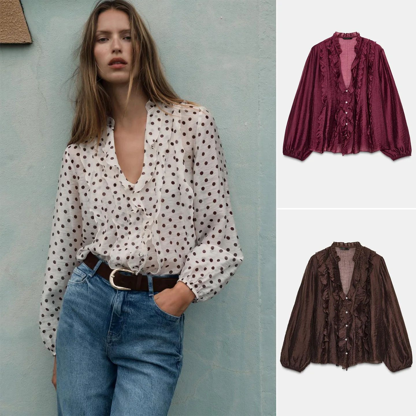 Elegant V-neck Long Sleeve Shirt Women's Top Multi-button Decoration Spring New Arrival Breathable Polyester Fiber Blouse
Elegant V-neck Long Sleeve Shirt Women's Top Multi-button Decoration Spring New Arrival Breathable Polyester Fiber Blouse