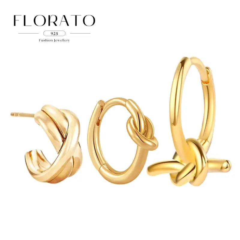 FLORATO 925 sterling Silver Ear Needle Kink Hoop Earrings For Women Metal Simple Style Earrings Fashion Party Jewelry gifts
FLORATO 925 sterling Silver Ear Needle Kink Hoop Earrings For Women Metal Simple Style Earrings Fashion Party Jewelry gifts