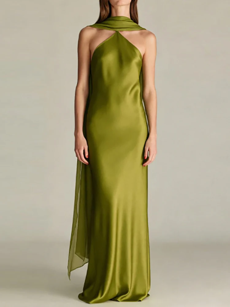 Women's Clothing Satin Ribbon Wedding Guest Dress Elegant Summer Green Long Dress 2026 Sexy Off Shoulder Sleeveless Evening Gown
Women's Clothing Satin Ribbon Wedding Guest Dress Elegant Summer Green Long Dress 2026 Sexy Off Shoulder Sleeveless Evening Gown