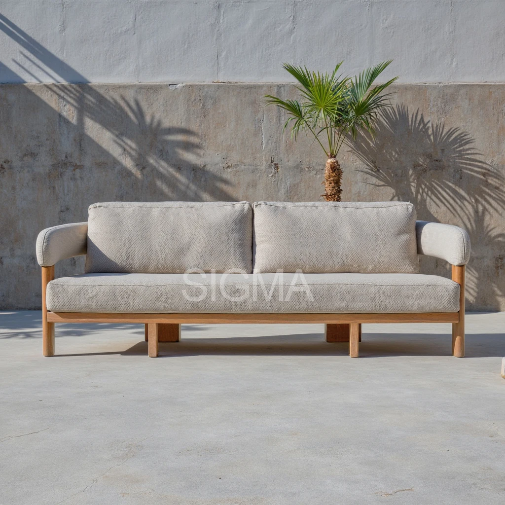 Sigma Durable Modern Teak Solid Wood Outdoor Farmhouse Garden Sofa-Eco-Friendly Waterproof Comfortable 6-Seater 2-Year Warranty
Sigma Durable Modern Teak Solid Wood Outdoor Farmhouse Garden Sofa-Eco-Friendly Waterproof Comfortable 6-Seater 2-Year Warranty