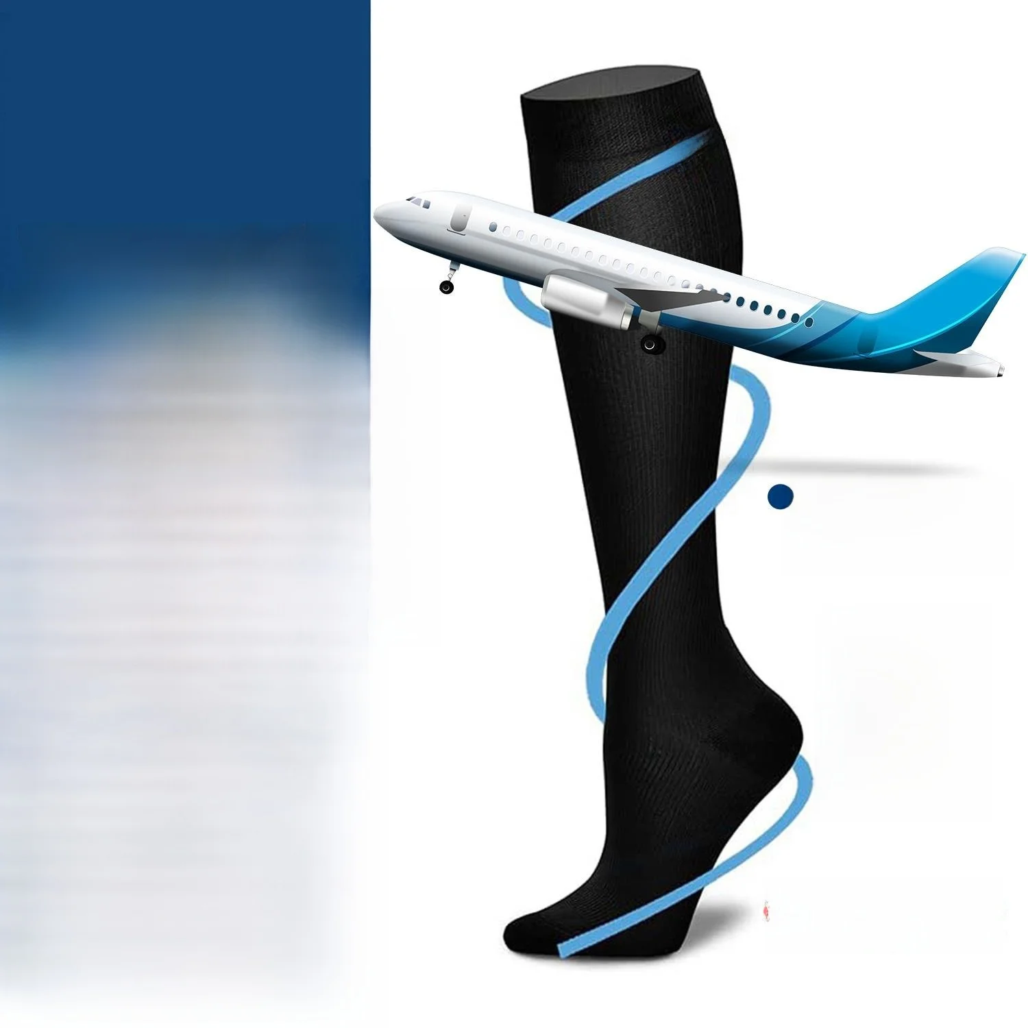 Zenssia Compression Socks for Long Distance Flight Unisex Elastic Pressure Stockings Flight Socks DuPont Craft Home Comfort S...
Zenssia Compression Socks for Long Distance Flight Unisex Elastic Pressure Stockings Flight Socks DuPont Craft Home Comfort S...