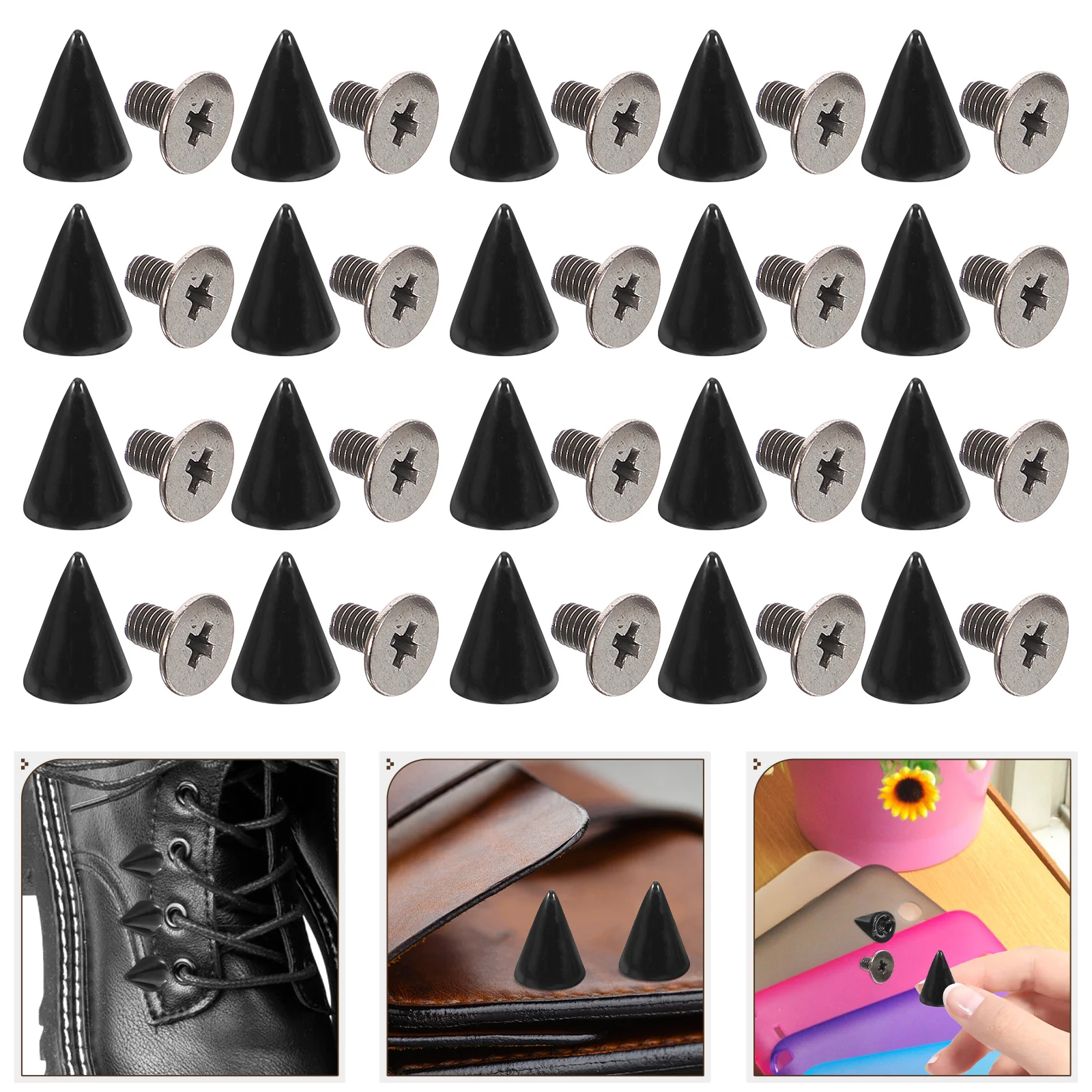Cell Phone Case Screws Decorative Rivets Metal Stitch Spikes Cone Studs DIY Craft Punk Jewelry Accessories For Bags Shoes
Cell Phone Case Screws Decorative Rivets Metal Stitch Spikes Cone Studs DIY Craft Punk Jewelry Accessories For Bags Shoes