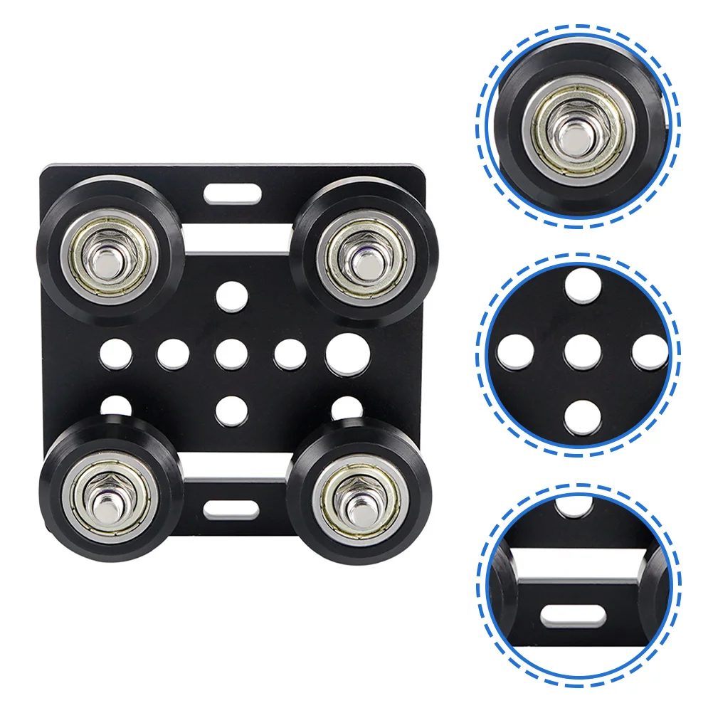 European Standard Gantry Panel 3D Printer Parts Wheel Plate for Aluminum Profile Pulley
European Standard Gantry Panel 3D Printer Parts Wheel Plate for Aluminum Profile Pulley