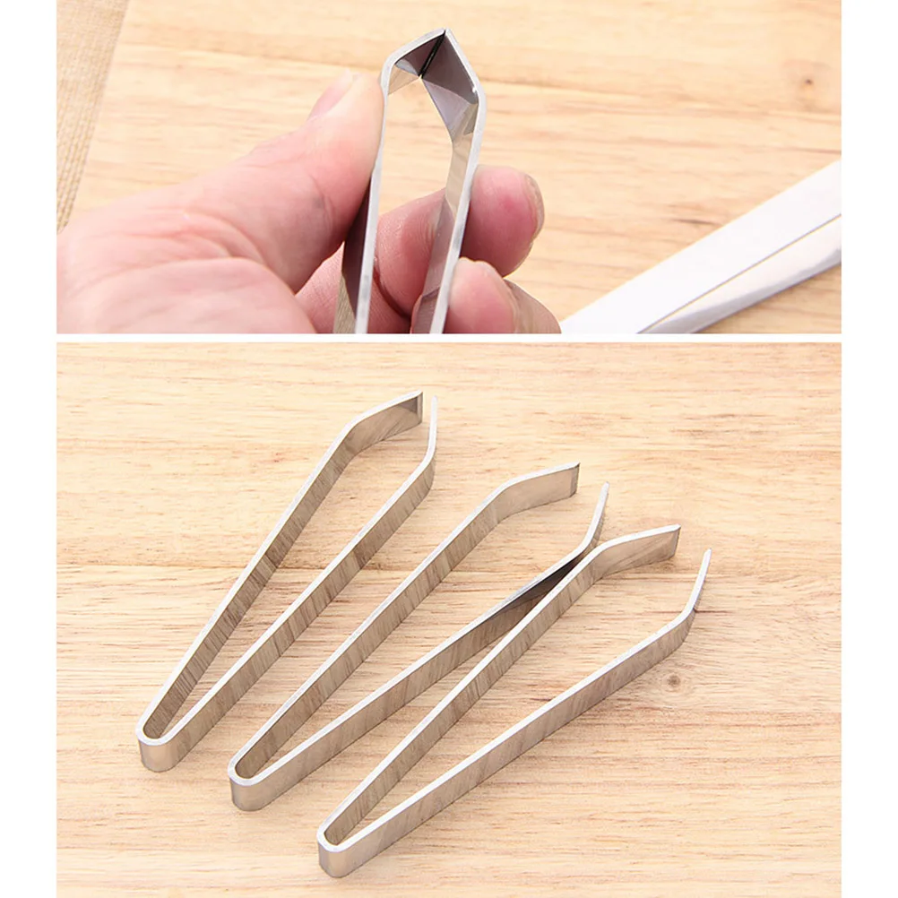 3 pcs Fish Bone Tweezers Stainless Removing Tool For Fish Pig Hair Kitchen Restaurant Use Tweezer Dishwasher
3 pcs Fish Bone Tweezers Stainless Removing Tool For Fish Pig Hair Kitchen Restaurant Use Tweezer Dishwasher