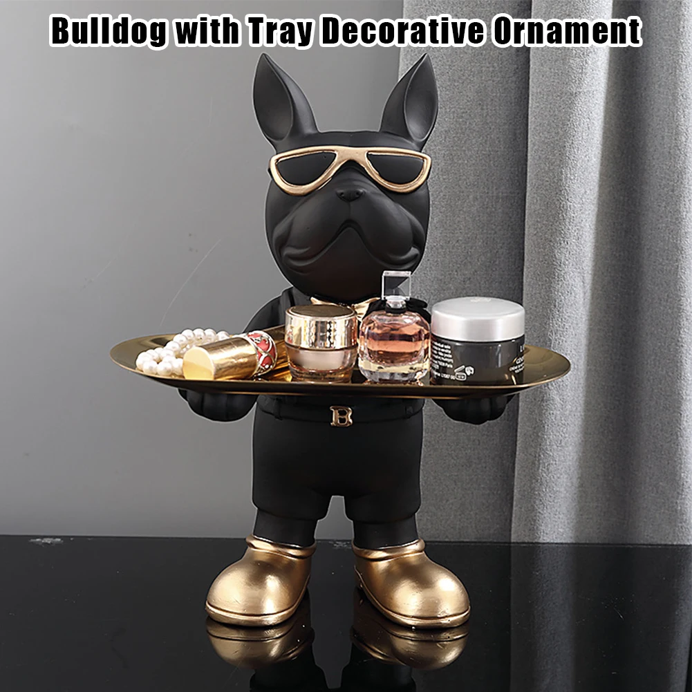 French Bulldog Figure Resin Storage Ornament Sculptures Multi Functional Desktop Decoration Keys Candy Containers Entrance Craft
French Bulldog Figure Resin Storage Ornament Sculptures Multi Functional Desktop Decoration Keys Candy Containers Entrance Craft